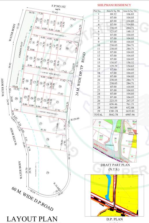 shilpmani residency Layout Plan