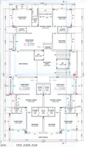 Shree Mukh Heights Cluster Plan for 1st Floor shree-mukh-heights Shree Mukh Heights Cluster Plan for 1st Floor