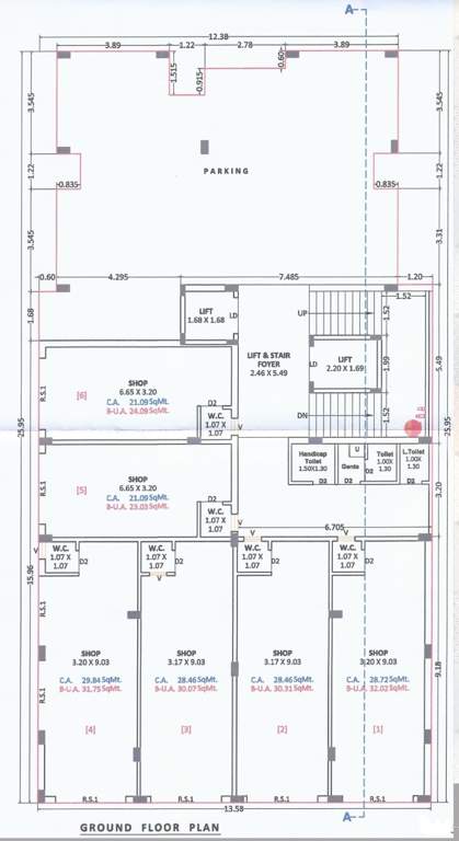  shree mukh heights Shree Mukh Heights Cluster Plan for ground Floor