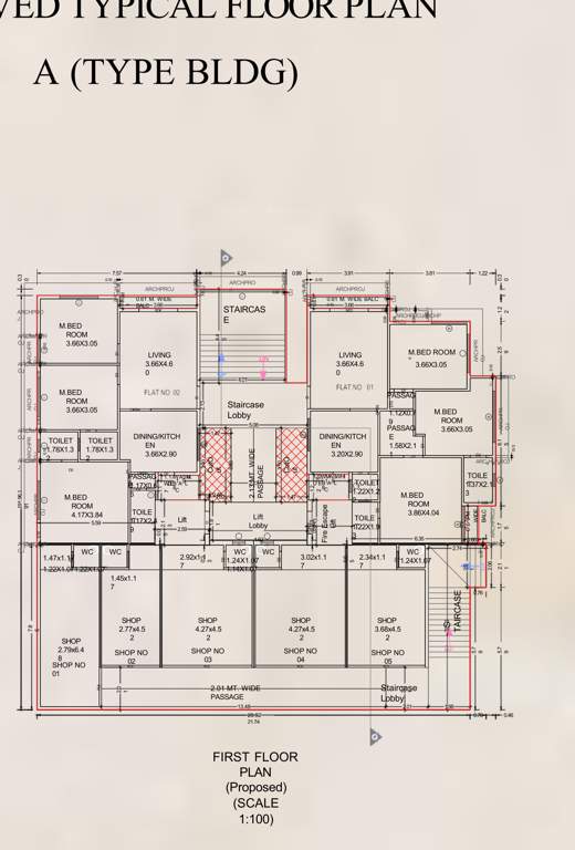  sky heaven Sky Heaven Block A Cluster Plan from 1st to 12th Floor