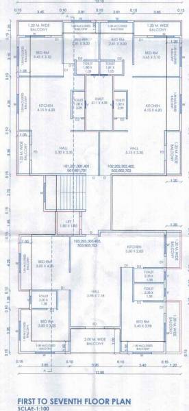  shree-sai-palace Layout Plan