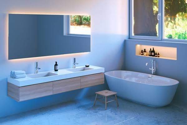  vivasa modern floors Bathroom