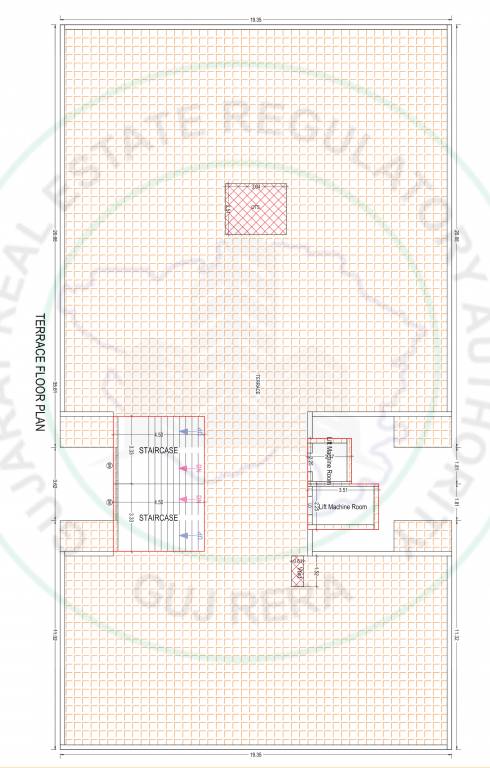  shree arham ajit 2 Tower A Terrace Plan