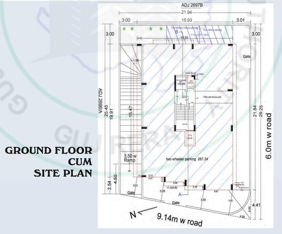  hari residency A Cluster Plan for ground Floor