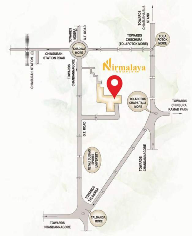  nirmalaya complex Location Plan