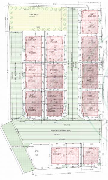  vrundavan-villa Layout Plan