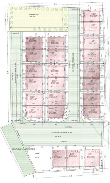  vrundavan villa Layout Plan