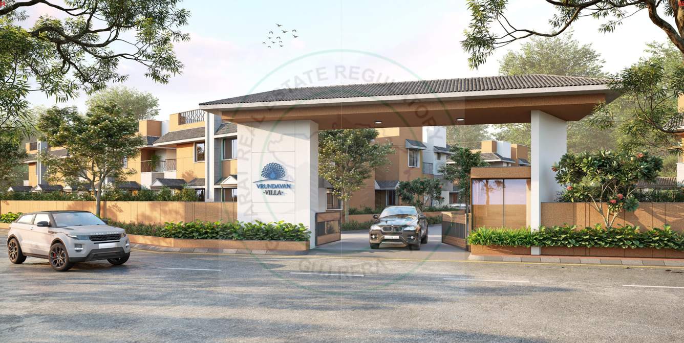  vrundavan villa Entrance Gate Security Cabin