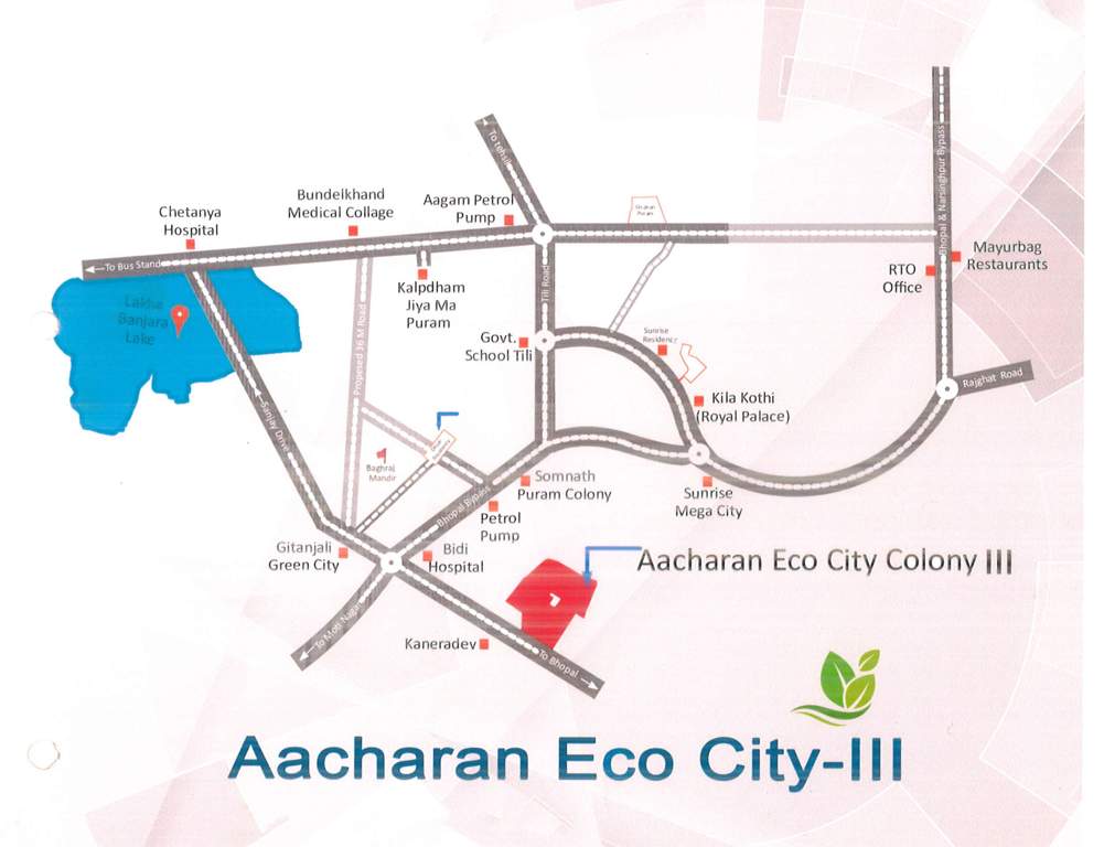 aacharan eco city phase iii Location Plan
