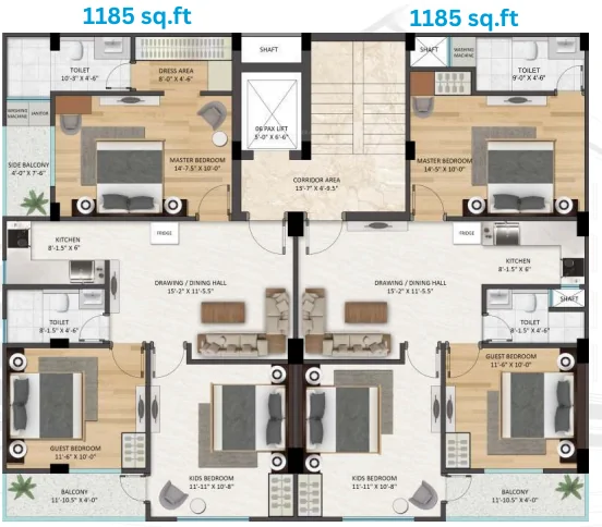 suman enclave Cluster Plan