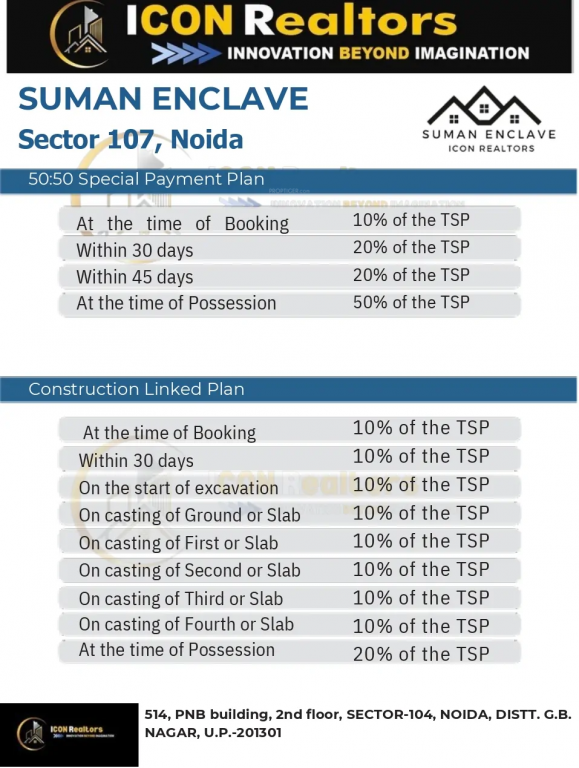 suman-enclave Construction Linked Payment (CLP) Payment Plan