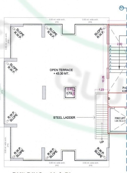 A Cluster Plan Terrace floor akshaypatra-dreams A Cluster Plan Terrace floor