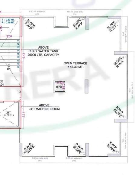  akshaypatra dreams B Cluster Plan Terrace floor