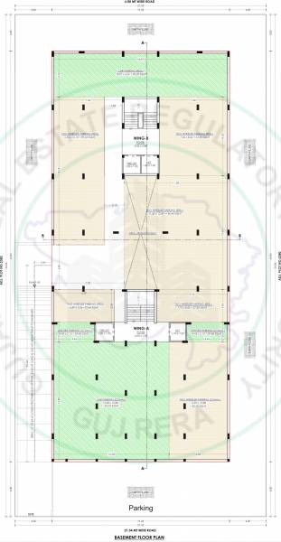  krishna-enclave Tower A, B Cluster Plan For Basement