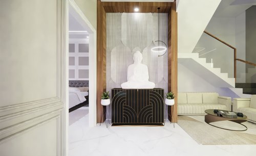  ocean-petals-palash-villa Living Area