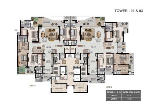  the-cambium The Cambium Tower 1 Cluster Plan from 1st to 32th Floor