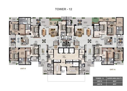 the-cambium The Cambium Tower 12 Cluster Plan from 1st to 32th Floor