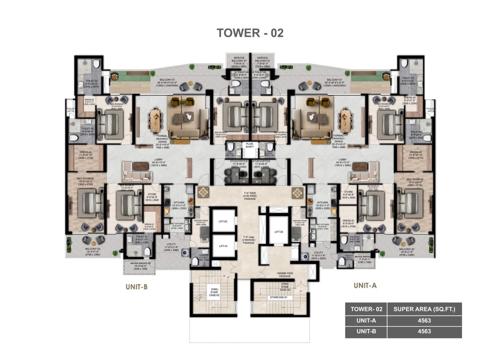  the-cambium The Cambium Tower 2 Cluster Plan from 1st to 32th Floor
