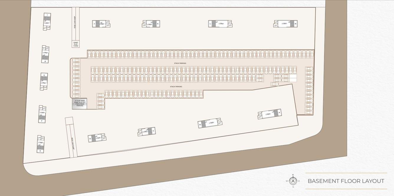  vande mataram Cluster Plan Basement