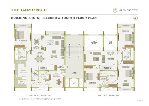  the-gardens-ii Building 5 Cluster Plan 2nd, 4th Floor
