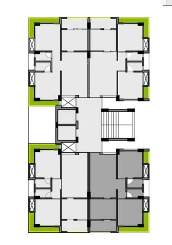  shree-residency Tower A Cluster Plan