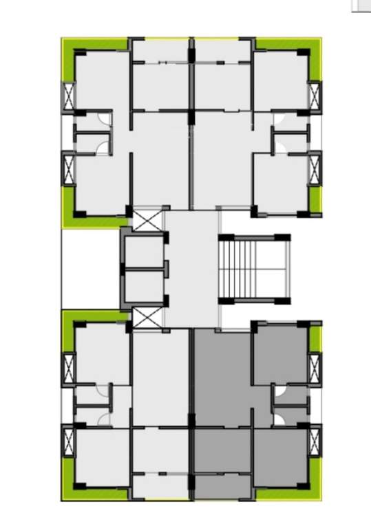  shree residency Tower A Cluster Plan