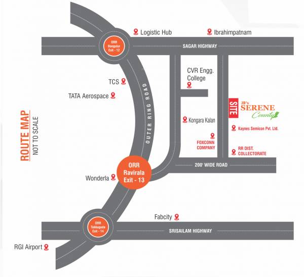  serene-county-ii Location Plan