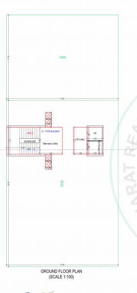  the-sky Block - D Cluster Plan for ground Floor
