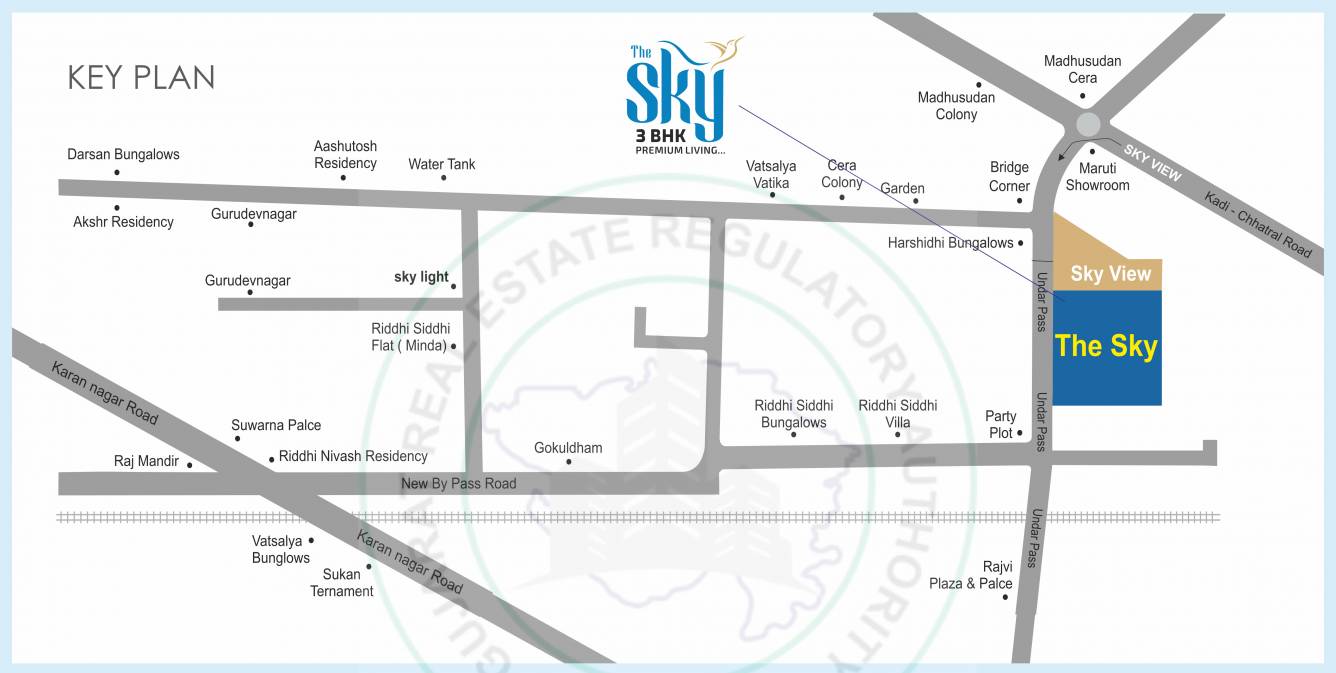  the sky Location Plan
