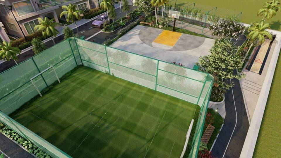  palm paradise by westbury Football Field