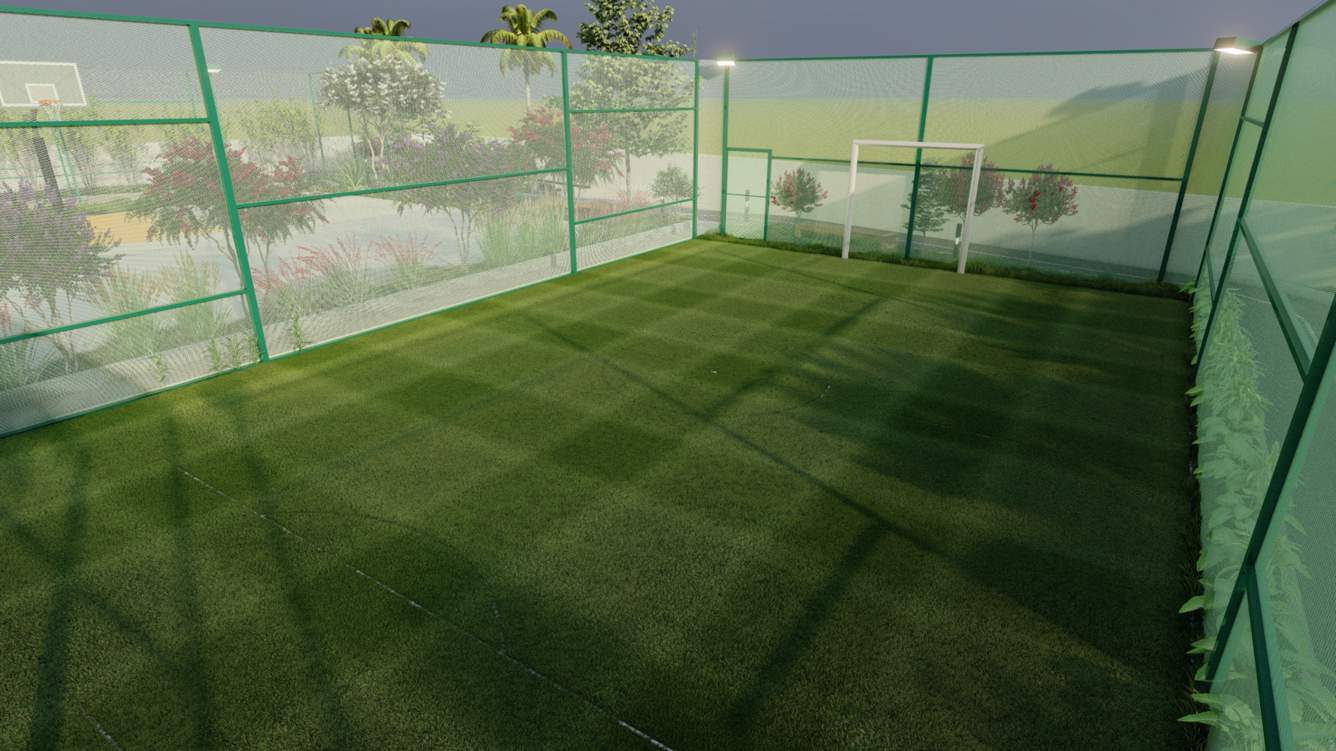  palm paradise Football Field