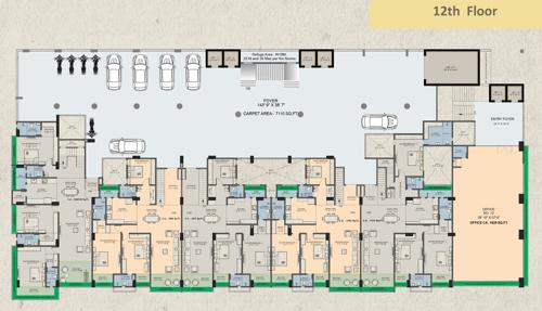 Victoria Bliss Cluster Plan for 12th Floor victoria-bliss Victoria Bliss Cluster Plan for 12th Floor