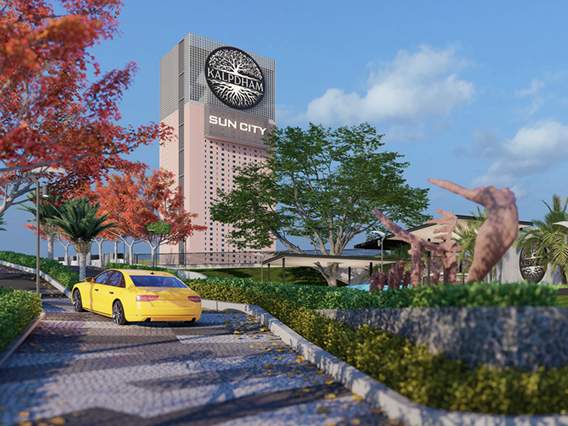  sun city Internal Roads & Footpaths