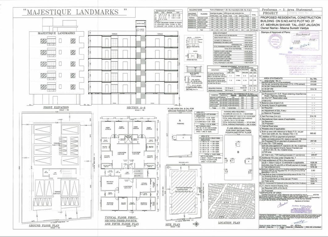  majestique landmark Layout Plan