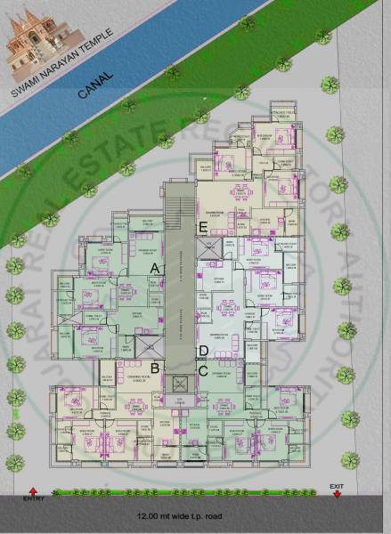  opulence Opulence Cluster Plan from 1st to 5th Floor