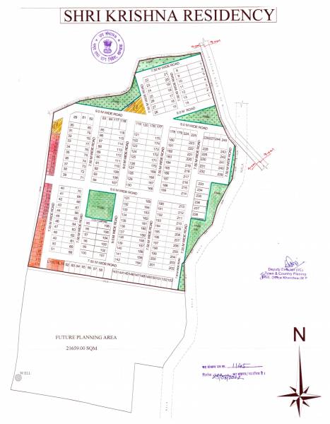 Layout Plan shri-krishna-residency Layout Plan