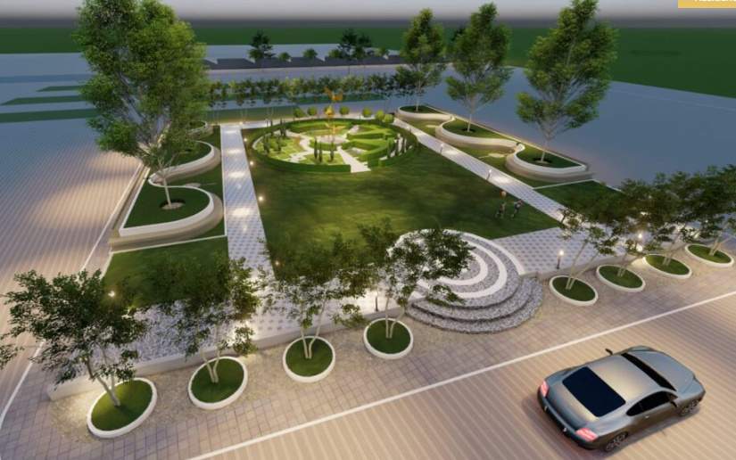  shri krishna residency Landscape Garden and Tree Planting