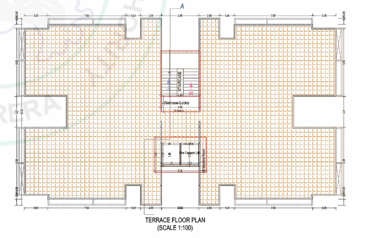  sharnam royal A Cluster Plan for terrace Floor