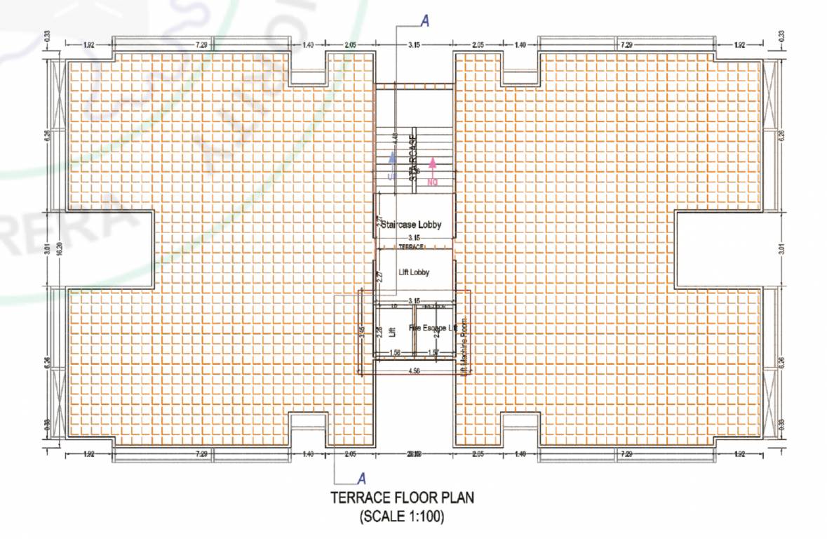  sharnam royal B Cluster Plan for terrace Floor