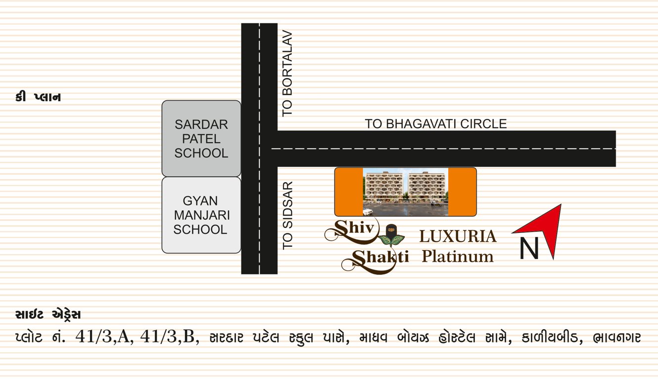  luxuria platinum Location Plan
