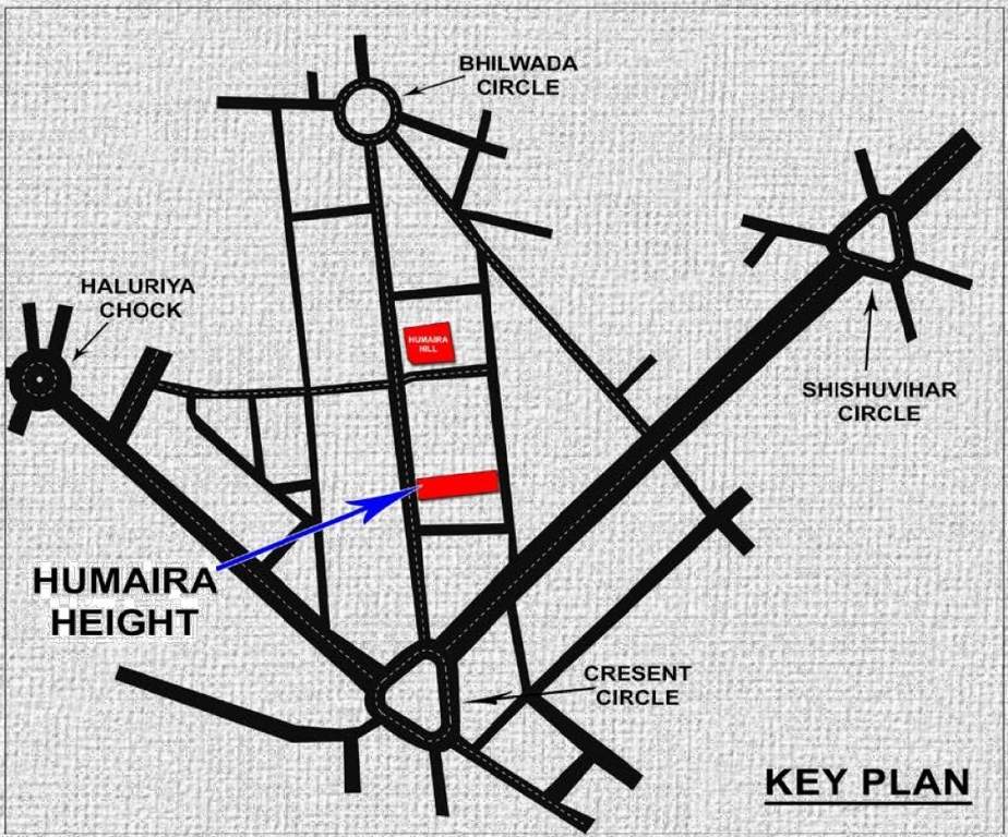  humaira heights Location Plan
