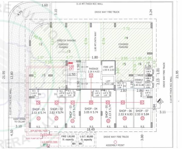  dwarika-elite Block A Cluster Plan Ground Floor