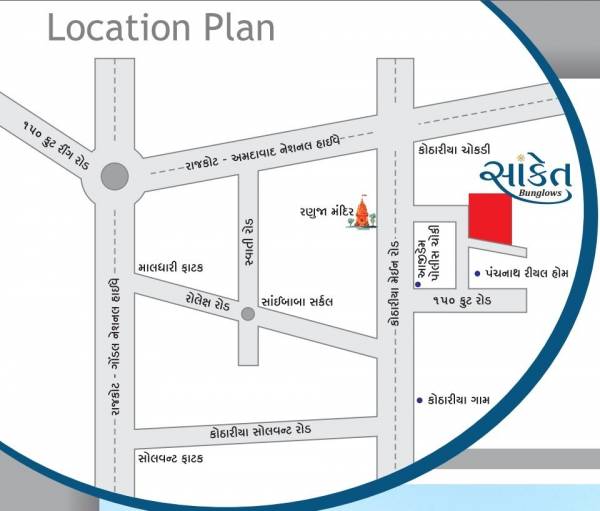 Location Plan sanket-bunglows Location Plan
