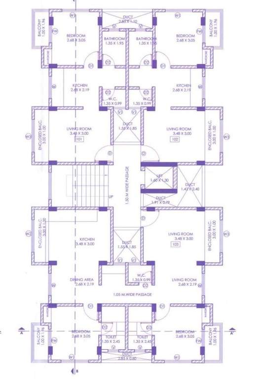  shree sadguru krupa Shree Sadguru Krupa Cluster Plan from 1st to 2nd Floor