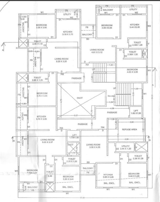 manidweep Manidweep Cluster Plan 7th Floor