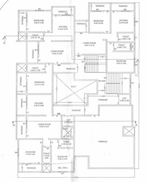  manidweep Manidweep Cluster Plan 8th Floor