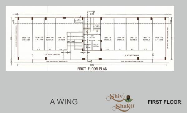  luxuria-platinum-block-a Block A Cluster Plan for 1st Floor