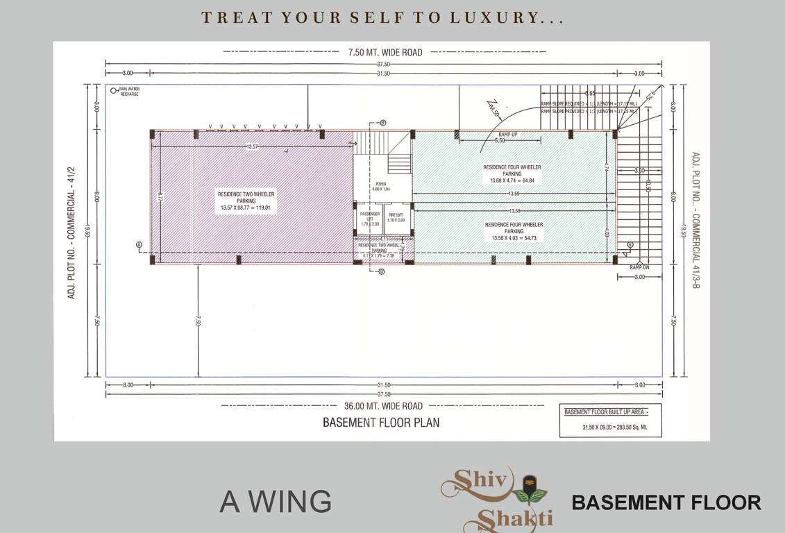  luxuria platinum block a Block A Cluster Plan for Basement Plan