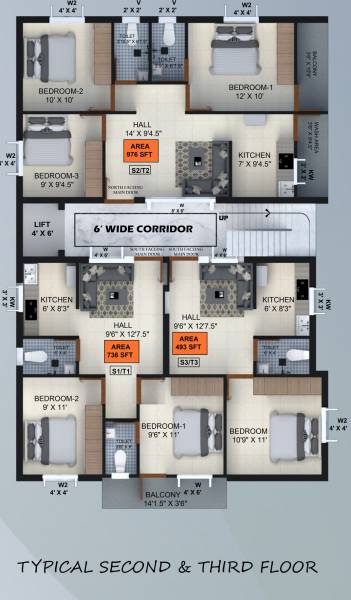  lexi Lexi Cluster Plan from 2nd to 3rd Floor