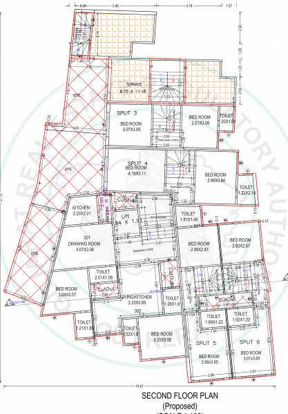 Tower A Cluster Plan for 2nd Floor sanjari-india-park Tower A Cluster Plan for 2nd Floor
